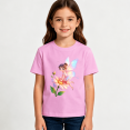thumbnail image 2 of Girls Graphic Tees Fairy Girl Daisy Flower Kids T Shirt Magical 100% Cotton Short Sleeve Soft Tops 4-13Y, 2 of 5