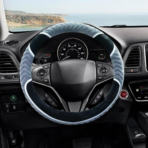 Binmer Steering Wheel Cover Winter Warm Short Lint Avoidance Slip Cute Fashion Pliable Feel