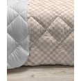 thumbnail image 3 of Floral Down Alternative Comforter, Country Flower Roses Buds Swirls with White Borders Leaves Art Print, Microfiber Quilt for All Season, 5 Sizes, Pale Pink Blue and Green, by Ambesonne, 3 of 3