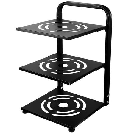 

Multifunctional Adjustable Pan Rack for Cabinet 3-Tier Countertop Organizer Pot Organizer for Kitchen