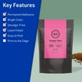 thumbnail image 3 of Avery Printable Rectangle Labels, Bright Pink, 11" x 4.25", 160ct, 3 of 10
