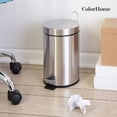 thumbnail image 2 of Botes de Basura 12L Metalico Acero Inox C/Pedal Cocina 2pzas, 2 of 7