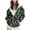 Dark Green_1, variant on Women's Trendy Christmas Printing Graphic Jacket Zip Up Long Sleeve Hoodies Streetwear Fashion Coat With Pockets