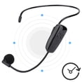 thumbnail image 4 of Auriculares inalámbricos, auriculares inalámbricos UHF de 3,5 mm con micrófono, auriculares con micrófono, probados y confiables, 4 of 9