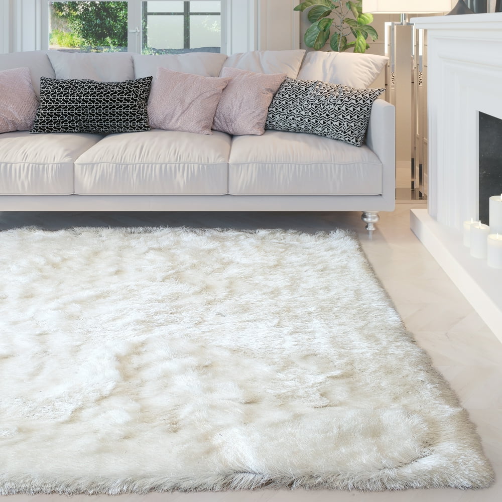 Cozy Shag Shag Rug Contemporary Living Room Modern Bedroom Soft Shaggy