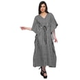 thumbnail image 5 of Moomaya Ladies Plus Size Kaftan Summer Wear Beach Coverup Kimono Caftan Dress - 4XL-5XL, 5 of 6