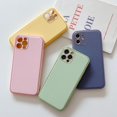thumbnail image 5 of Electroplated Phone Case for iPhone SE(5G) 2022 iPhone 7 iPhone 8 iPhone SE 2020, Solid Color Bronzing Edge Full Protection Anti Scratch Slim Bumper Shockproof Hard Cover - Gray, 5 of 7