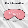 thumbnail image 4 of Uemuo Happy Mother's Day Pattern Sleep Eye Mask - Light Blocking Sleep Mask Blocking Out Light Perfectly, Soft and Comfortable Night Eye Mask, Eye Blinder, 4 of 7