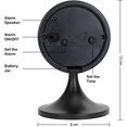 thumbnail image 4 of Reloj despertador silencioso vintage con soporte extraíble, reloj de cabecera antiguo para mesa de escritorio y dormitorio Sailing  Electrónica, 4 of 5