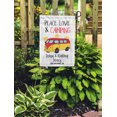 thumbnail image 3 of Printtoo White Peace| Love & Camping Caravans Camping Flags For Campers Personalized Double SidedFlag Outdoor Decor Sign CampsiteFlag, 3 of 4