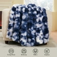 thumbnail image 3 of Amelie Home Faux Rabbit Fur Throw Blanket – Soft Plush Bubble Texture for Couch or Bed, 3 of 5