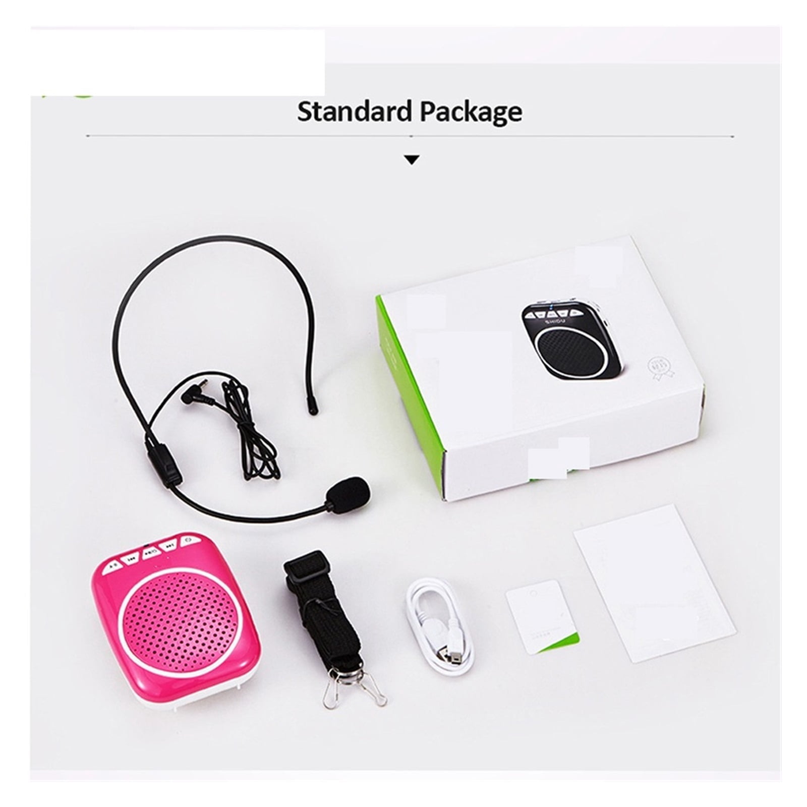 Voice Amplifier Megaphone Mini Audio Speaker With Microphone Rechargeable Ultralight Loudspeaker For Teachers ,Powerful Sound