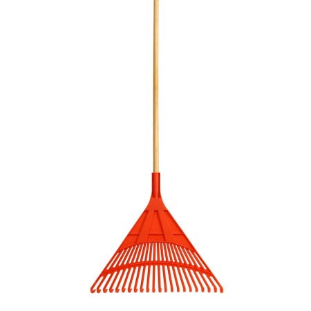 Superio Leaf Rake with 48-in Wooden Handle