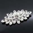 thumbnail image 2 of Crystal Flower Wedding Pin, 2 of 3