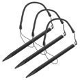 thumbnail image 1 of 3 Pcs Tablet Resistive Screen Stylus Nurse Pen Computer Abs Plastic for Touch Screens Pens Black, 1 of 5