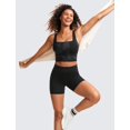 thumbnail image 2 of Top Corto CRZ YOGA Butterluxe con Relleno Negro Tie Dye XXS, 2 of 4