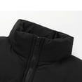 thumbnail image 5 of Mens Fall And Winter Colorblocking Vest Shoulders Stand Up Collar Zipper Double Pocket Undershirt Jacket Down Cotton Jacket Horse Jacket, 5 of 6