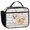 Bronze, variant on Jiaoprinted Insulated Lunch Box for Adults, Stripes Flowers Reusable Cooler Lunch Tote with Detachable Handle, Colorful Stripes Leakproof Lunch Bag