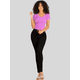 thumbnail image 2 of Player Mujer Texturizada Casual Stretch Blusa Dama Top, 2 of 5