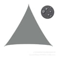 thumbnail image 1 of Protección solar triangular HDPE 3x3x3 m - Tela de jardín para balcón gris, 1 of 5