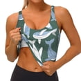 thumbnail image 3 of Fuzoiu Beautiful Whales Print Women's Sports Vest,U-Back Sports Tank,Gym Vests,Athletic Sleeveless Shirts,Exercise Undershirts,Yoga, Gym, and Dance Wear-Large, 3 of 8