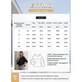 thumbnail image 4 of Eytino Sweaters for Women Cable Knit Chunky Pullover Sweater Casual Crewneck Long Sleeve Color Block Sweater Tops Beige Size M, 4 of 10