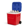 thumbnail image 5 of Igloo 60 QT Laguna Ice Chest Cooler with Wheels, Red White & Blue, 5 of 10