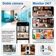 thumbnail image 2 of VAK Video Camara de seguridad Doble lente W10 wifi 5G IA luz nocturna, 2 of 6