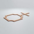 thumbnail image 3 of Ekena Millwork 26 7/8"W x 15 3/8"H x 3/8"T Medium Bradley Decorative Fretwork Wood Wall Panels, Cherry, 3 of 7