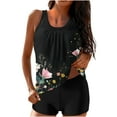 thumbnail image 3 of Kinrui Womens Tankini Bathing Suits with Boyshorts Modest Two Piece Swimsuit Floral Swim Tank Tops Tummy Control Swimwear Multicolor,S, 3 of 6