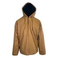 thumbnail image 1 of Magellan Outdoors Men's Brown Jacket Work Sherpa-lined Duck L/S (S02), 1 of 12