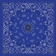 thumbnail image 2 of Bandannas sold In 12s B002 Navy Paisley, 2 of 2