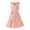 Pink, variant on XUELUO Juniors Girls Casual Dresses Summer Cute Bow Solid Color Crew Neck Sleeveless Ruffled A Line Sundress Outwear,Pink,10 Years