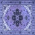 thumbnail image 1 of Ahgly Company Indoor Square Persian Blue Traditional Area Rugs, 7' Square, 1 of 4