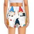 thumbnail image 4 of Uemuo School Cute Gnomes Pattern Women's Athletic Shorts High Waisted Running Shorts with Liner Pockets Gym Elastic Workout Shorts-Large, 4 of 9