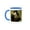 Blue/White, variant on 3drose, Crested Caracara Bird, Pantanal, Brazil - Sa04 Jmc0007 - Joe and Mary Ann Mcdonald, 11oz Two-tone Black Mug