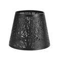 thumbnail image 3 of Pantalla metálica moderna para lámparas de pie y de mesa (ideal para hoteles). Negro, 3 of 9
