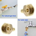 thumbnail image 3 of Barb Hose Fitting-Connector 2PCS 8mm To 1/2 Inch BSP Brass Hose Barbed Joint Adapter Coupler Female Thread Pipe Adapter For Fuel Air Gas Water Oil, 3 of 5