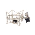 thumbnail image 1 of 103 Shock Mount - Soporte para micrófono compatible con micrófono de condensador 103 M147 de , plateado adecuado para canto diario y locución, 1 of 5
