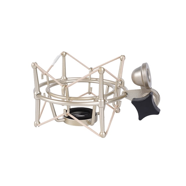 103 Shock Mount - Soporte para micrófono compatible con micrófono de condensador 103 M147 de , plateado adecuado para canto diario y locución