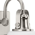 thumbnail image 6 of Preston Collection One-Light Brushed Nickel Coastal Bath and Vanity Light, 6 of 13
