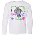 thumbnail image 3 of Inktastic Key West Florida Cute Swimming Manatee Long Sleeve Youth T-Shirt, 3 of 5