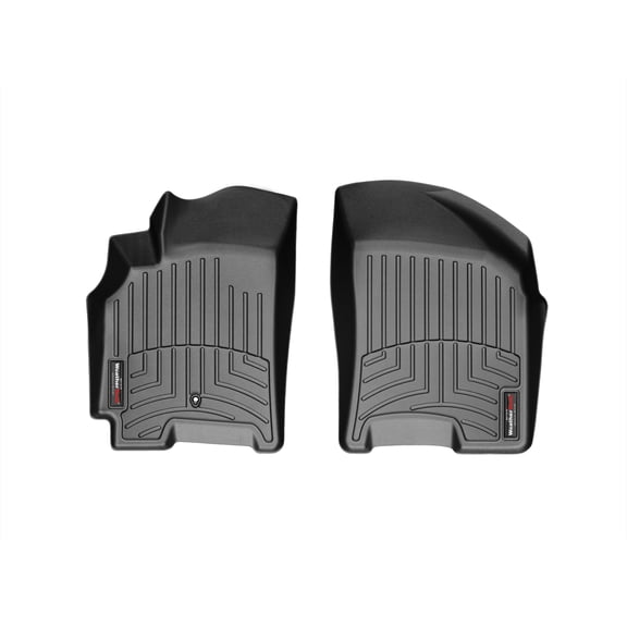 WeatherTech Custom Fit FloorLiners compatible with Optra Advance, Forenza - 1st Row (Driver & Passenger), Black