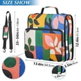 thumbnail image 2 of FORMRS Zipper Binder with Shoulder Strap 2-inch Ring 500 Sheet Capacity File Bag, Abstract Plants, 2 of 5
