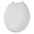 thumbnail image 3 of Mayfair 92B-000 Toilet Seat, Round, Plastic, White, Top-Tite Hinge, 3 of 10