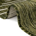 thumbnail image 5 of Unique Loom Outdoor Modern Collection Area Rug - Tambor (13' Square Green/Ivory), 5 of 10