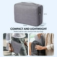 thumbnail image 2 of BILISPARK Electronics Travel Organizer Case - Double Layer Tech Pouch, Lightweight Shockproof Pouch with Removable Dividers | Fits 11" Tablet Computer,Gray, 2 of 7