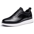 thumbnail image 1 of Zapatos BMNY Para Caballero Semiformales Tipo Formal Negro Talla 28, 1 of 4