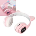 thumbnail image 3 of Auriculares LXB39A Cat Ear Auriculares Lindos Auriculares Inalámbricos Portátiles Ajustables Con Cable De Sonido Para Niños Pink, 3 of 7