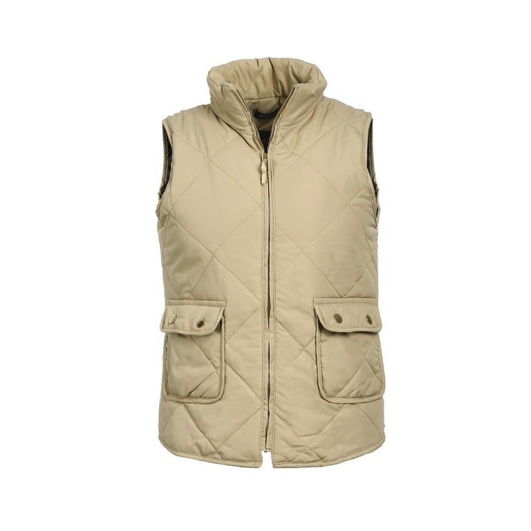 Spring Quilted Padded Vest Gilet Quilted Puffer Sleeveless 